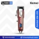 Kemei KM-233 trimmer with compact design, sharp blades, and rechargeable battery.