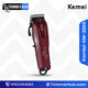 Kemei KM-2600 trimmer with modern design, sharp stainless steel blades, and ergonomic grip.