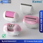 Kemei KM-2530 4-in-1 Epilator, Shaver, Trimmer and Callus Remover for Women