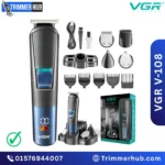 VGR V-108 Professional 10 in 1 Grooming Kit Waterproof Trimmer