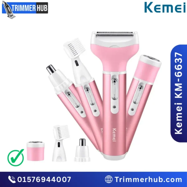 Kemei KM-6637 4-in-1 Multi-functional Women's Trimmer