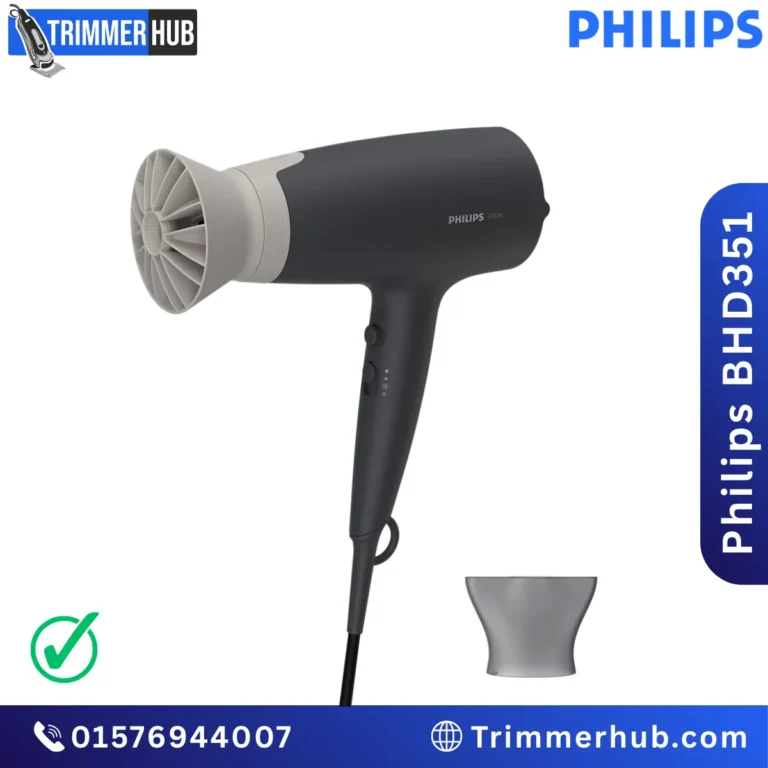 Philips BHD351/10 3000 Series Hair Dryer - 2100W ThermoProtect Dryer