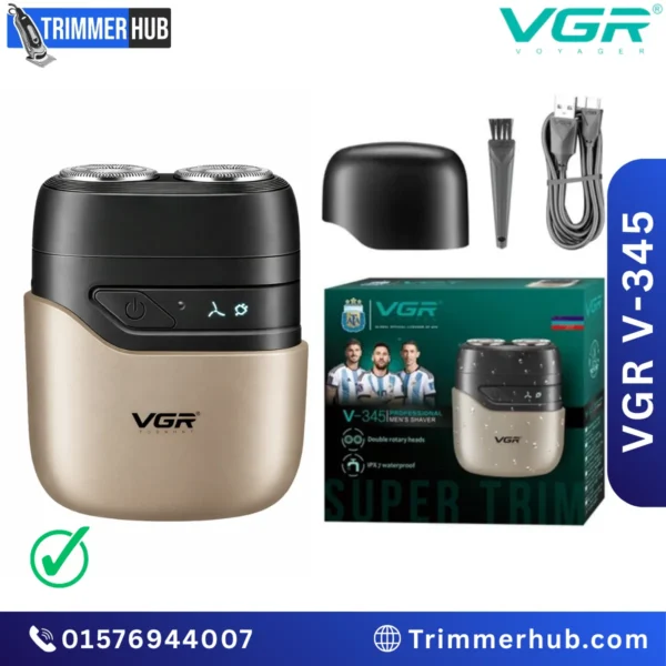 VGR V-345 Mini Electric Shaver IPX7 Waterproof
