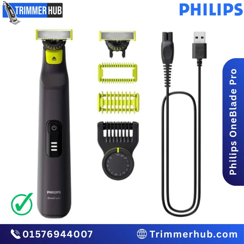 Philips OneBlade Pro QP6542/10 Face & Body Groomer with Extra Blade