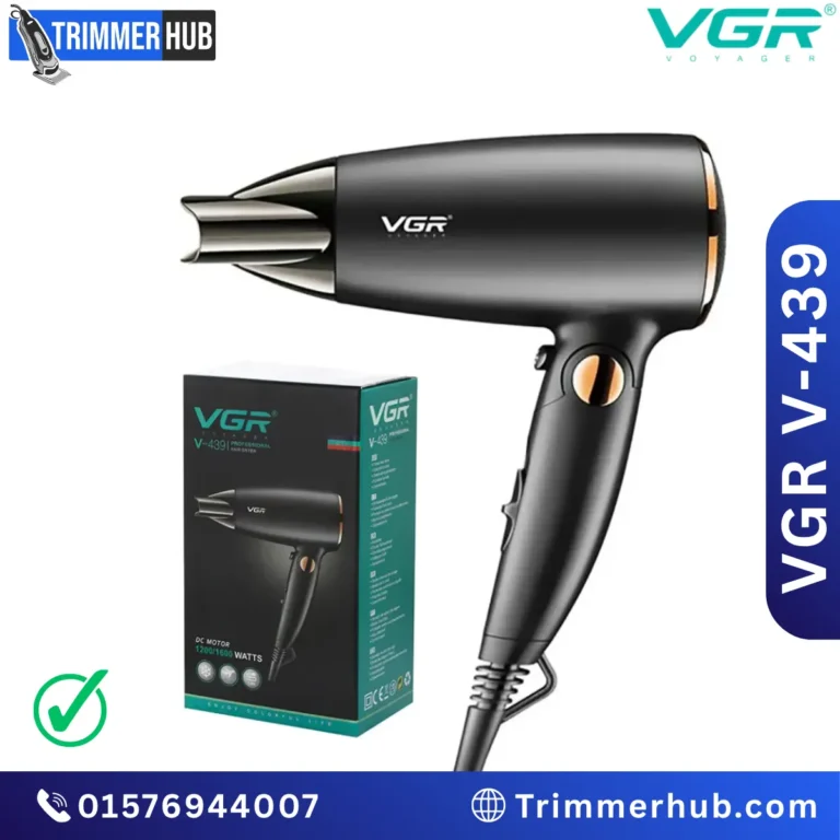 VGR V-439 Foldable Hair Dryer | 1600W Ionic Travel Hair Dryer