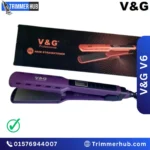 V&G V6 Hair Straightener with Ceramic Tourmaline Plate