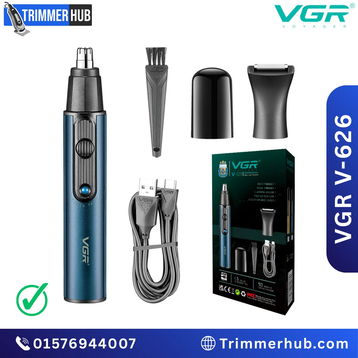 VGR V-626 Rechargeable 2-in-1 Nose & Detail Hair Trimmer VGR V-626 Rechargeable 2-in-1 Nose & Detail Hair Trimmer