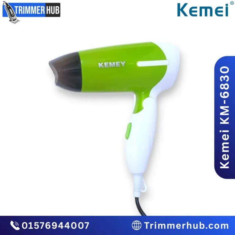 Kemei KM-6830 Foldable Hair Dryer 1200W Best Price in Bangladesh