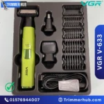 VGR V-633 Professional 3-in-1 Men's Grooming Kit with Trimmer, Foil Shaver and Nose Ear Trimmer