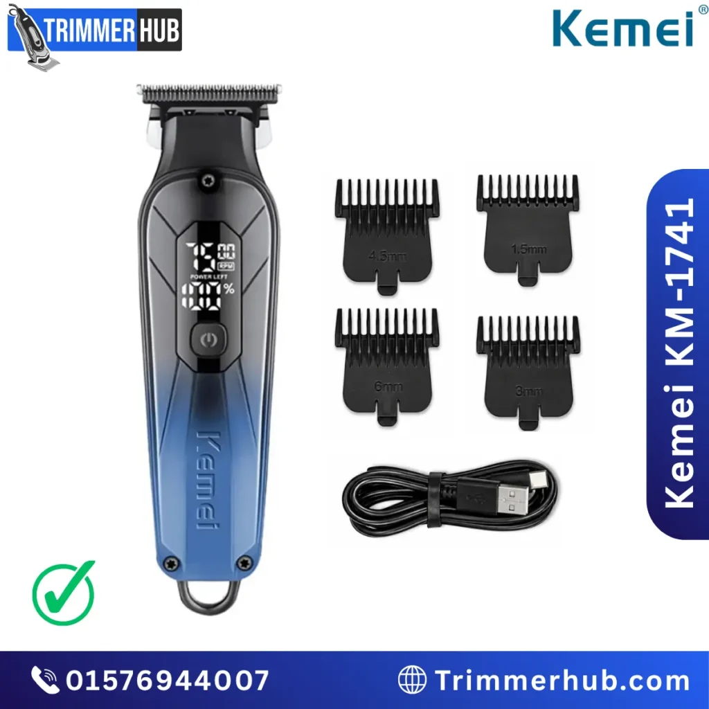 Kemei KM-1741 Zero-Gap Hair & Beard Trimmer