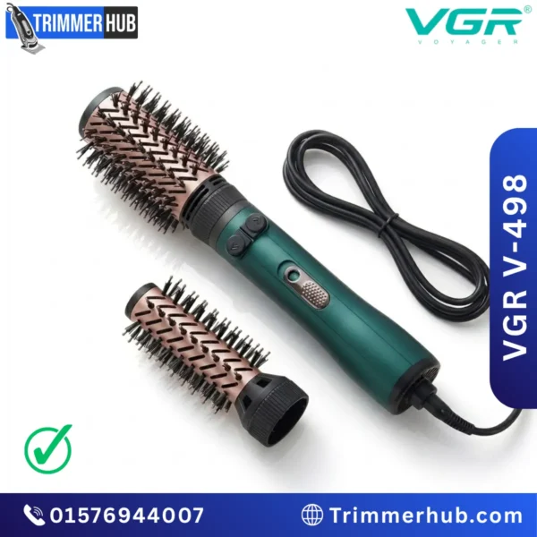 VGR V-498 Professional 2-in-1 Rotating Hot Air Styler