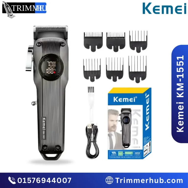 Kemei KM-1551 Professional Hair Clipper & Trimmer