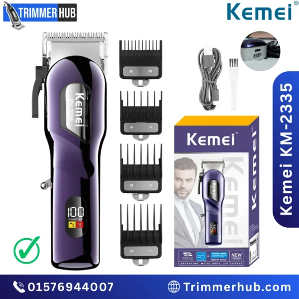 Kemei KM-2335 Hair Clipper & Beard Trimmer