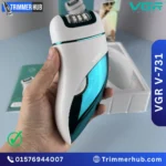 VGR V-731 3-in-1 Lady Grooming Kit with epilator, lady shaver, and callus remover attachments for hair removal and foot care.