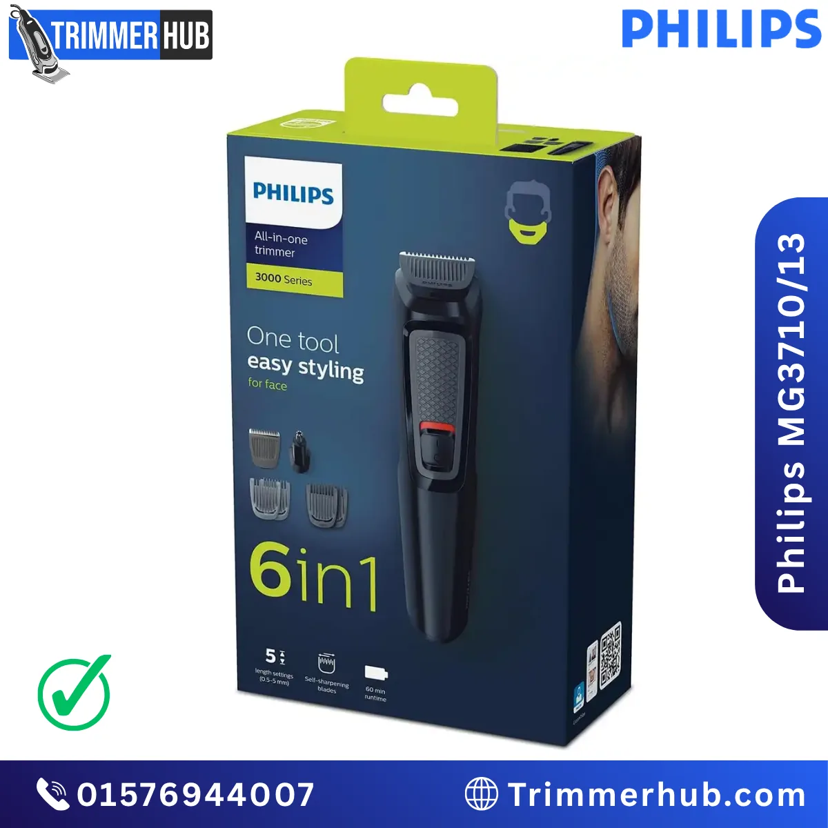 Philips MG3710/13 Multigroom Series 3000 6-in-1 Trimmer Philips MG3710/13 Multigroom Series 3000 6-in-1 Trimmer