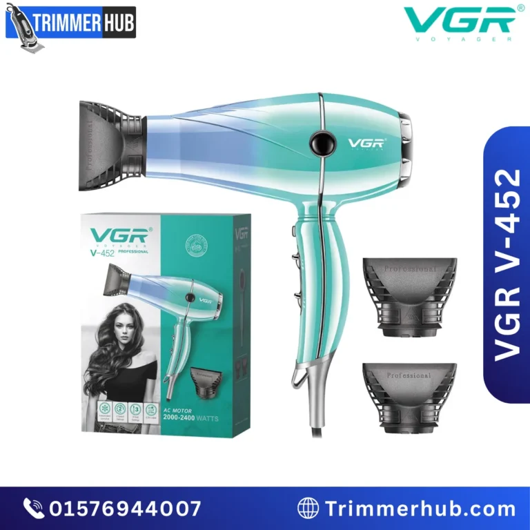 VGR V-452 Hair Dryer 2000-2400W AC Motor