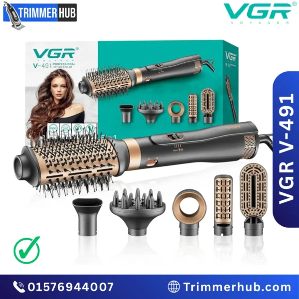 VGR V-491 (6-in-1) Professional Hot Air Styler
