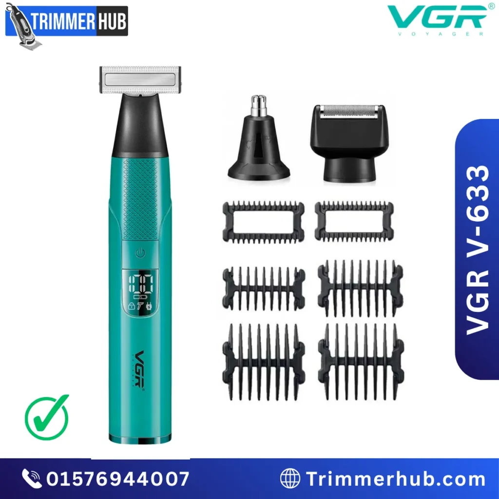 VGR V-633 3-in-1 Men's Grooming Kit with Foil Shaver