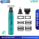VGR V-633 3-in-1 Men's Grooming Kit with Foil Shaver