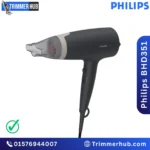 Philips BHD351/10 3000 Series Hair Dryer - 2100W ThermoProtect Dryer