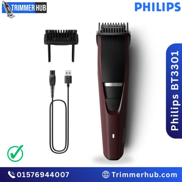 Philips BT3301/30 Beard Trimmer Series 3000 | USB Charging, Lift & Trim
