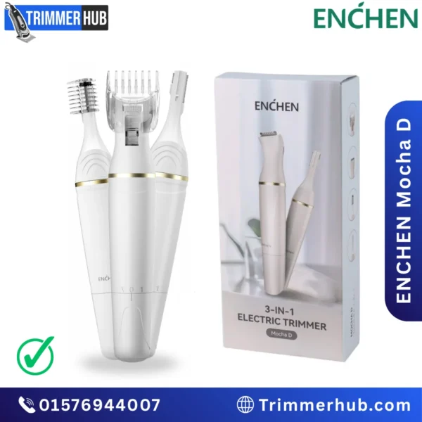 ENCHEN Mocha D 3-in-1 Women’s Trimmer for Body, Face, Bikini