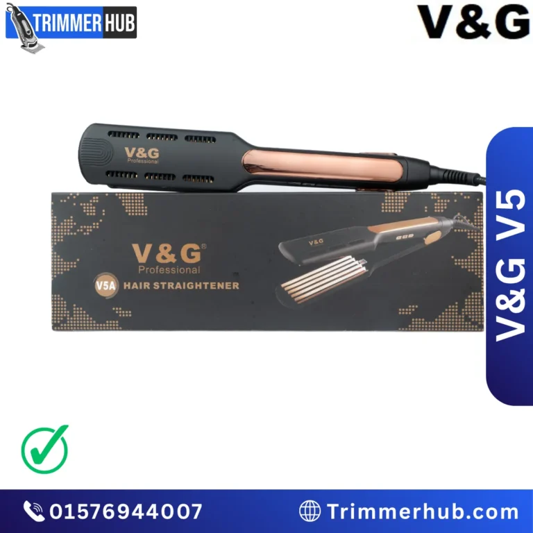 V&G Professional V5 Hair Straightener | Ceramic Tourmaline Plates & 230°C Temperature Control