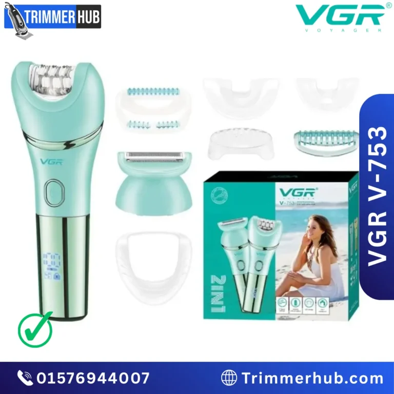 VGR V-753 2-in-1 Epilator & Shaver for Women