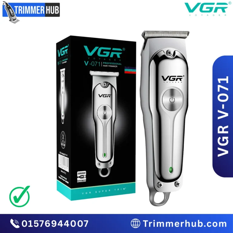 VGR V-071 Zero Cut Beard Trimmer for Men and Baby