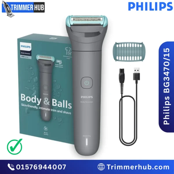 Philips BG3470/15 BodyGroom 3000 Series 100% Waterproof
