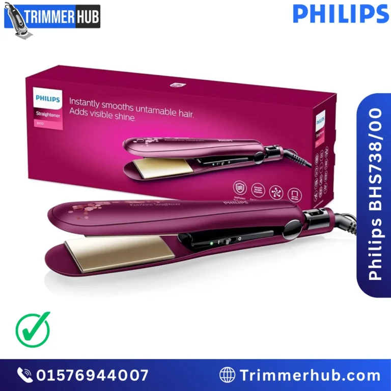 Philips BHS738/00 Kerashine Titanium Wide Plate Hair Straightener