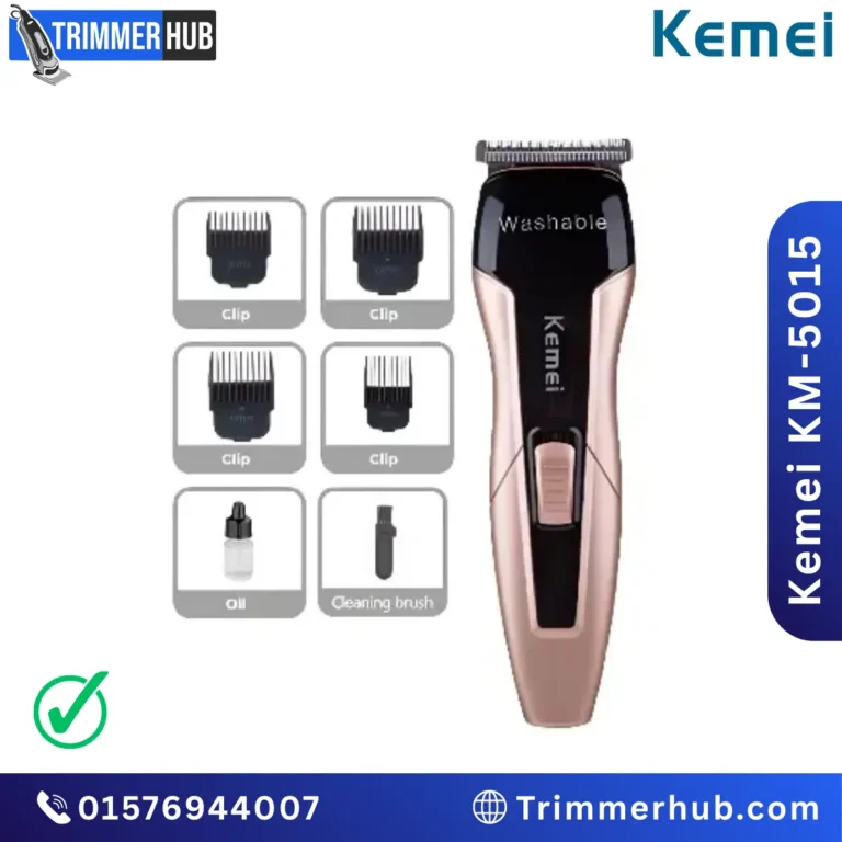 Kemei KM-5015 Rechargeable Hair & Beard Trimmer
