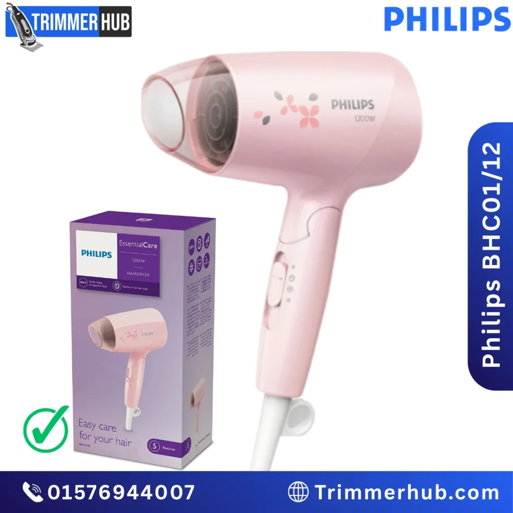 Philips BHC010/12 1200W Hair Dryer with ThermoProtect